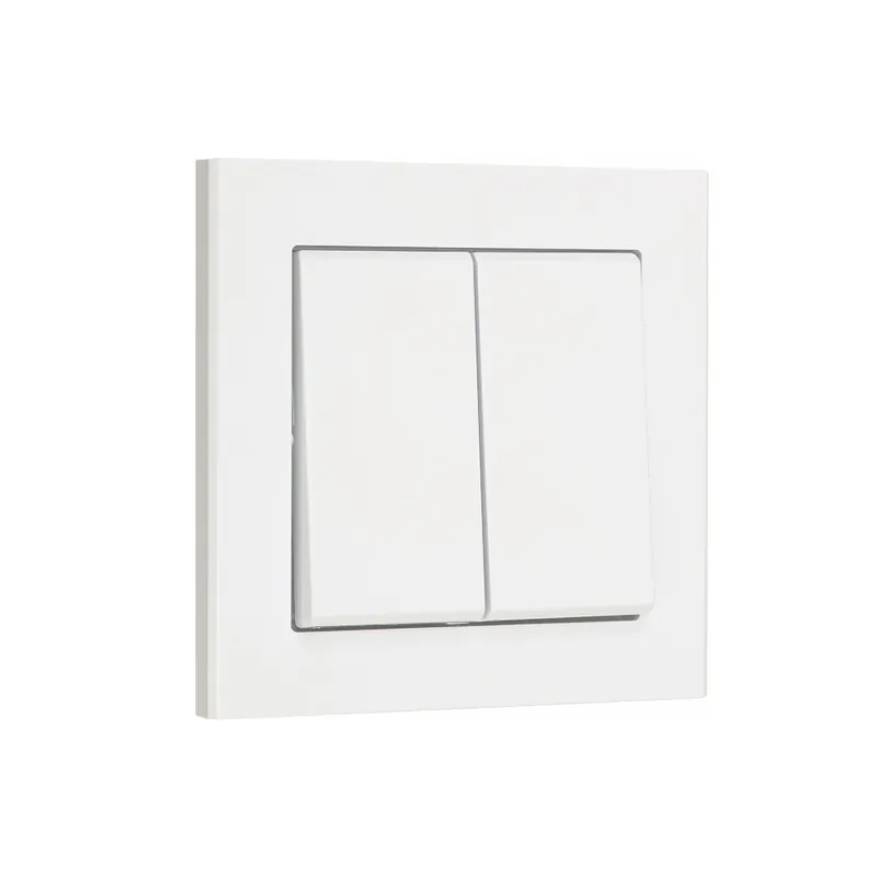 Strömbrytare Optima Dubbeltryck Vit Snabbkoppl, Malmbergs 1894410 Extra rabatt