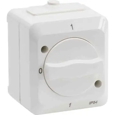 Strömbrytare, kapslad vridmodell, 2-POL, 16A Snabb frakt