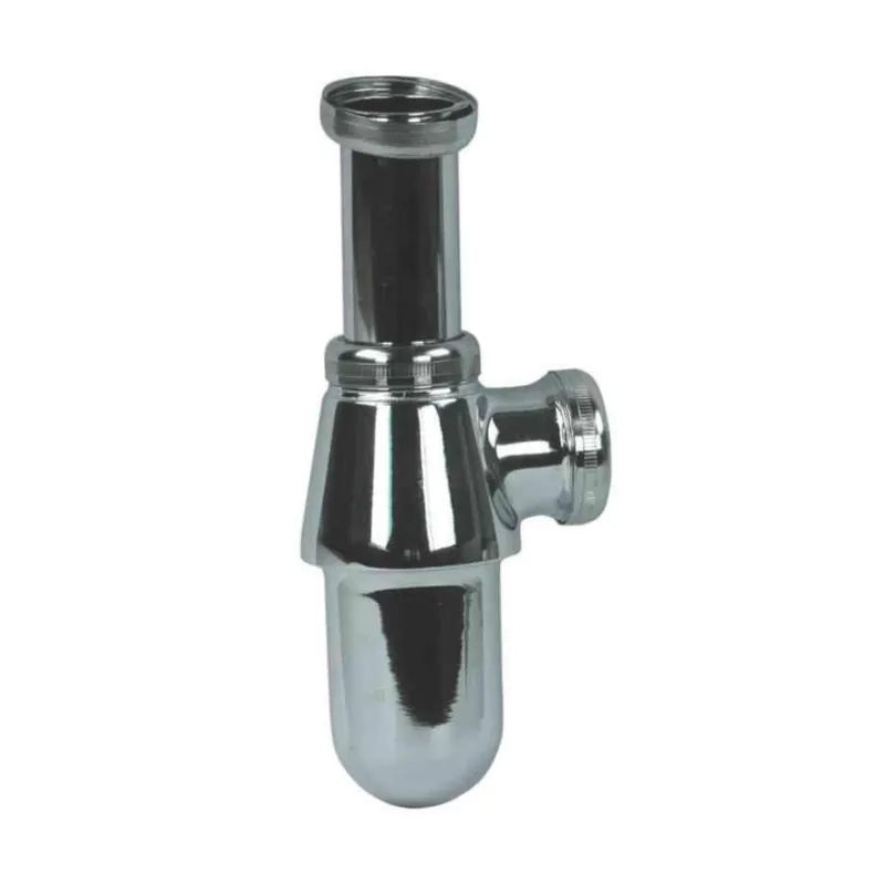 Beställ idag Pungvattenlås Av Metall G32 1¼" Invändig Gänga För 32mm Avloppsrör Krom Gelia