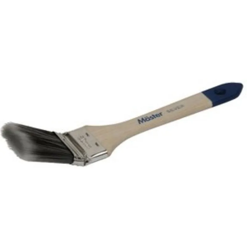 Fri frakt Vinkelpensel Kort Soft Trä Silver