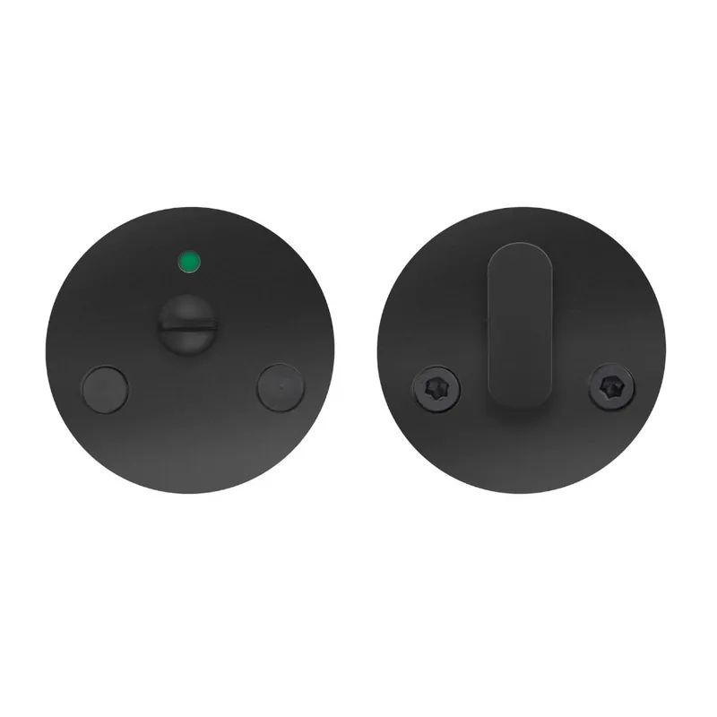 Säker betalning Toalettbeslag 52mm Matt Svart Beslagsboden B240BNS