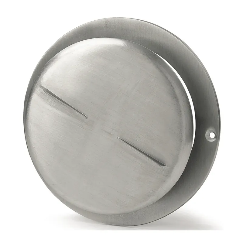 Tallriksventil 80 rund aluminium 154mm Bårebo 422077 I lager