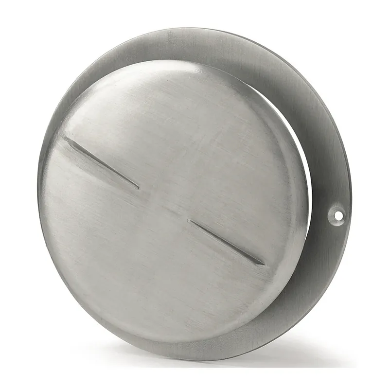 Tallriksventil 80 rund 125mm Aluminium Trygg betalning