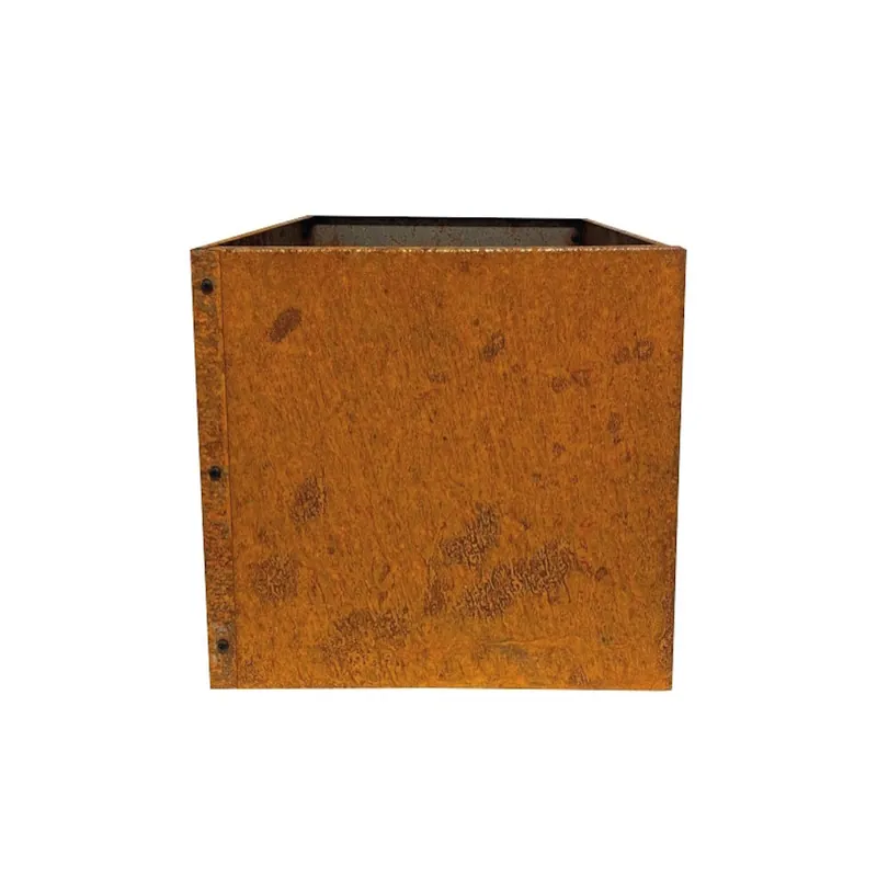 Kruka 40x40x40cm, Rostfärg, Vastbo Säker betalning