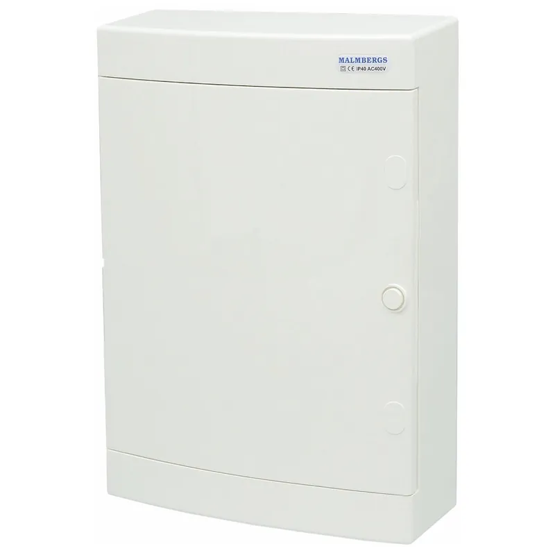 Normkapsling, ABS-Plast, 54 Moduler, 26W, IP40, Malmbergs 2291751 I lager