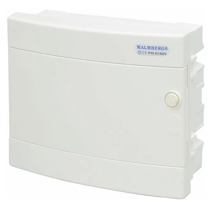 Normkapsling, Infälld, 12 Moduler, 22W, IP40, Malmbergs 2291738 Lägg i varukorgen