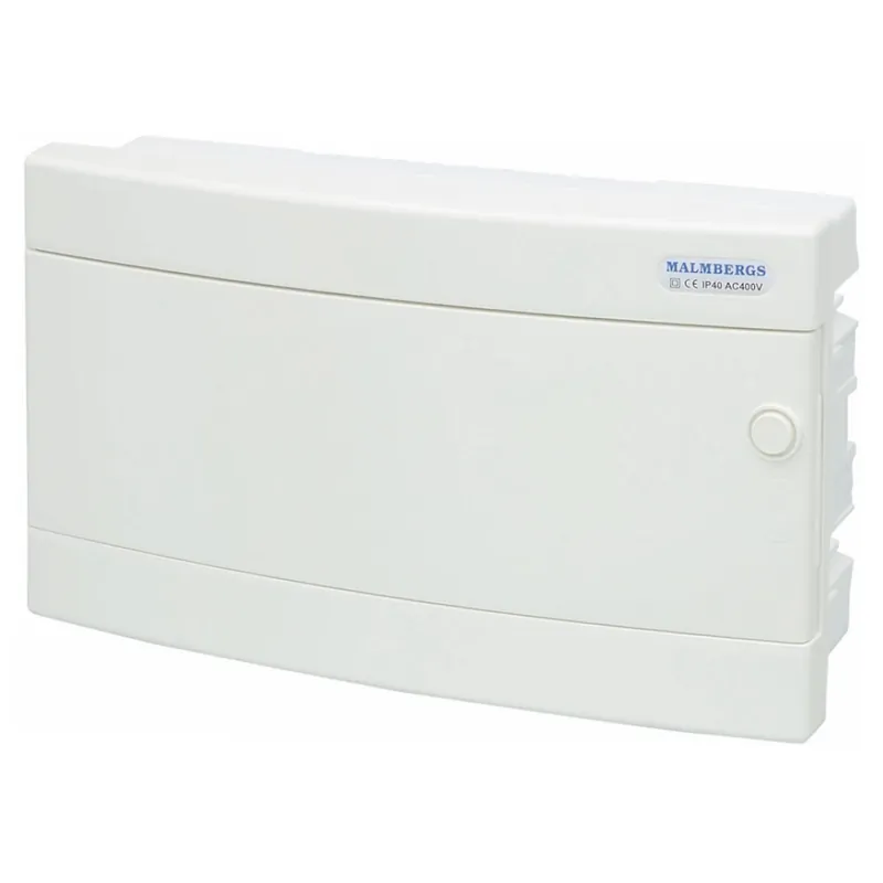 Rabatt Normkapsling, Infälld, 18 Moduler, 22W, IP40, Malmbergs 2291739