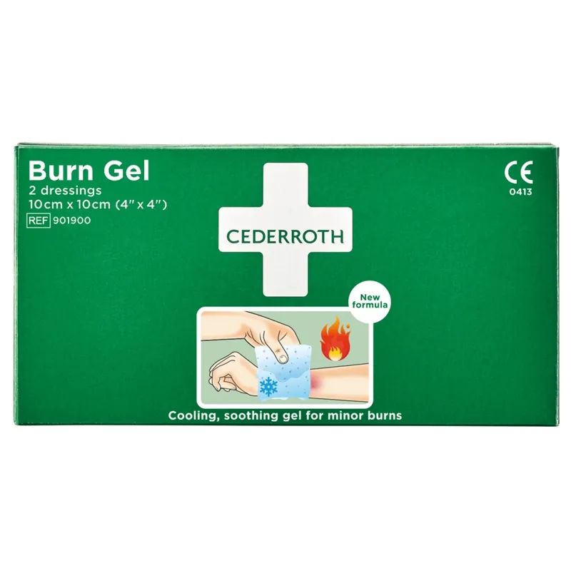 Burn Gel Dressing 10x10cm, 2 Pack, Cederroth Utförsäljning