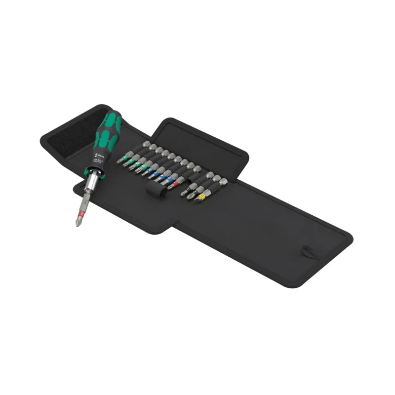 Bitsmejselset, Med Spärr 838 RA, 14 Delar, Wera Populär