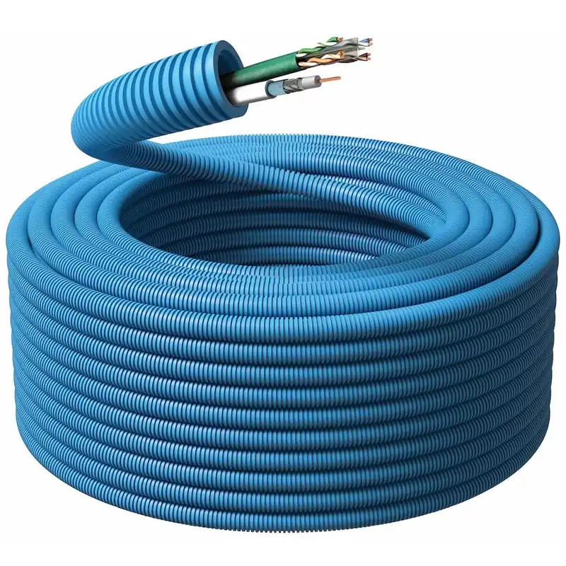 Beställ idag Flexrör, 1x U/UTP Cat.6 + 1x Koax RG6T, Ø20mm, 100m, Malmbergs 1418159