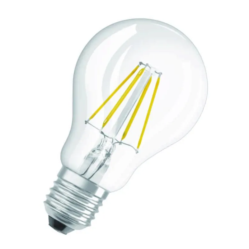 LED-Lampa, Normal, Klarglas, LED Retrofit Classic A, 4W, 470lm, 6st, Osram risnedsättning
