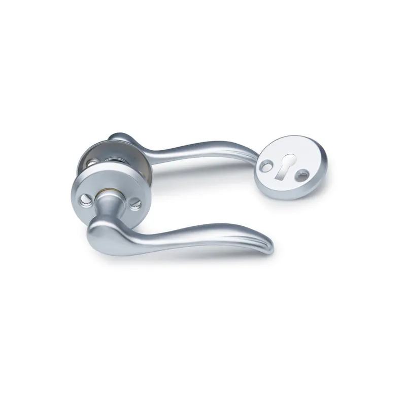 Outlet Trycke A130 Med Nyceklskylt, Matt Krom, 5st, Bårebo 744220