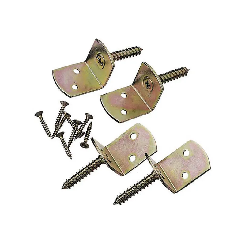 Beslag Vindskydd Spalje Gulkromad 4st, Jabo Begränsat erbjudande