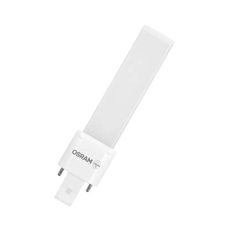 Populär LED Kompaktlysrör, Dulux S, 6W, 700lm, 4000K, 10st, Osram