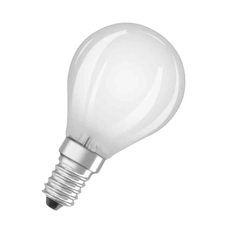 Rabatter LED-Lampa, Klot, Dimbar, LED Retrofit Classic P, Matt Frostad Glas, 4,8W, 470lm, E14, Osram