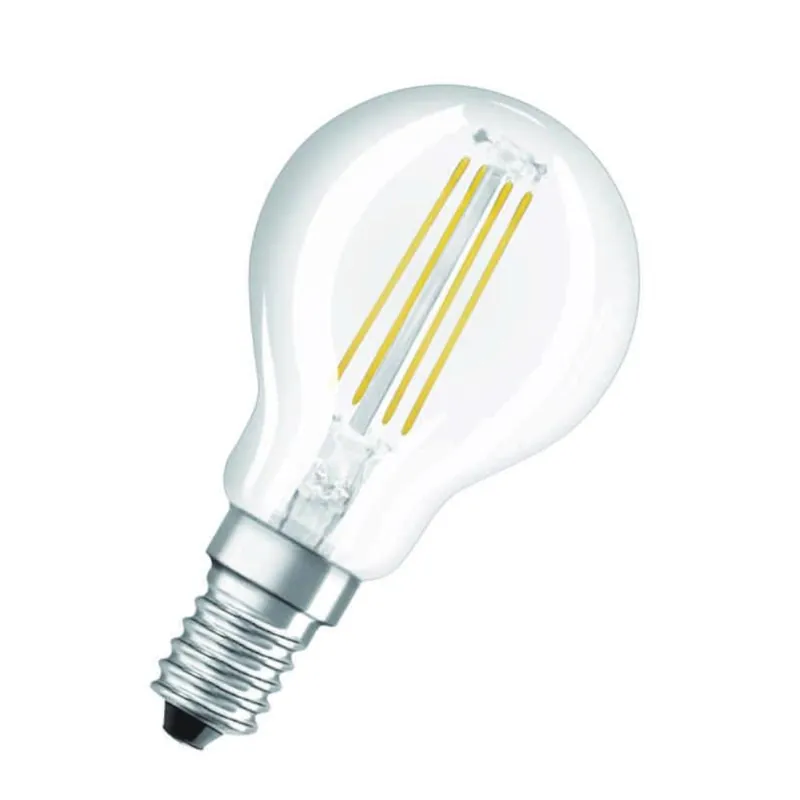 Erbjudandepris LED-Lampa, Klot, Dimbar, LED Retrofit Classic P, Klart Glas, 4,8W, 470lm, E27, Osram