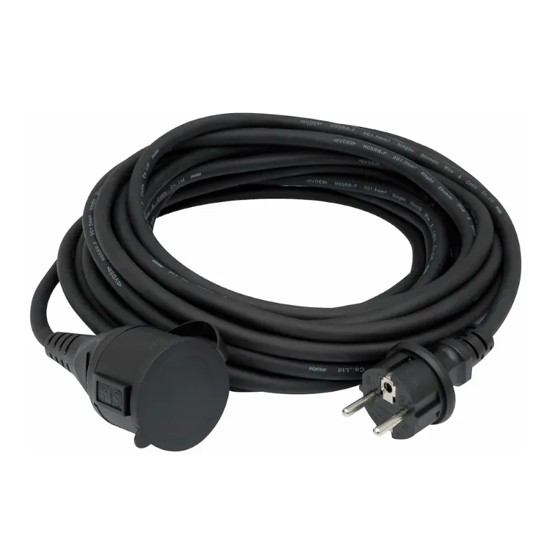 Skarvkabel RDV 10m 3G1,5mm² IP44 Svart Malmbergs 9924050 Begränsad tid