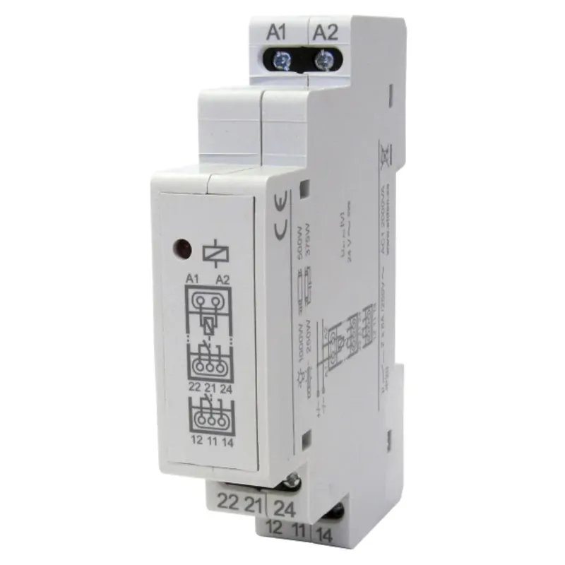 Arbetsströmrelä 2-Pol 230VAC 8AVXL Eldon Installation risnedsättning