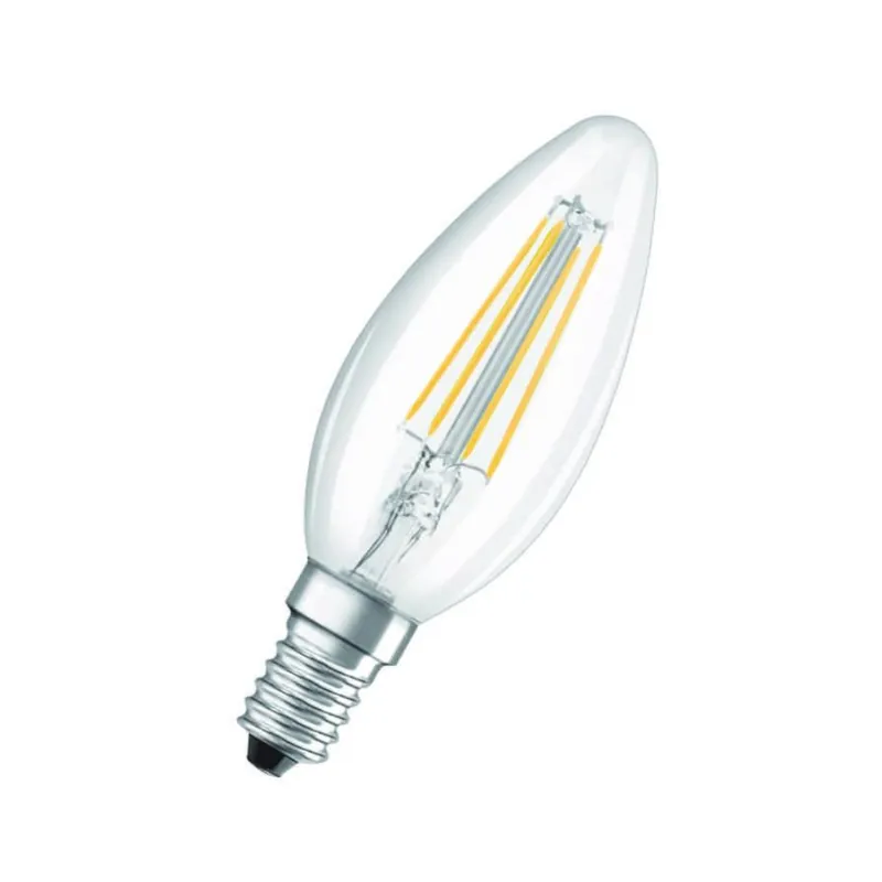 Endast denna vecka LED-Lampa, Dimbar, LED Retrofit Classic B, Klar Glas, 4,8W, 470lm, 6st, Osram