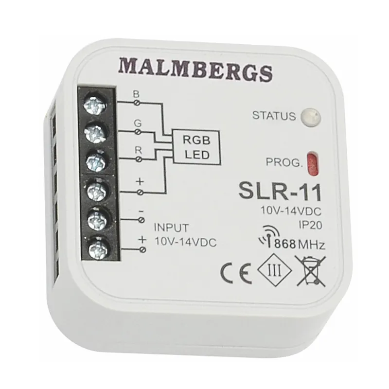 Sista chansen RGB-Kontroll 868,32MHz 12VDC IP20 Malmbergs 9917004