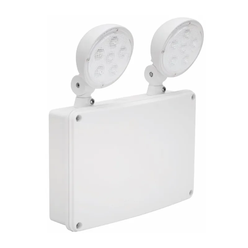 Nödljusstrålkastare Twin LED 4W IP65 Vit Malmbergs 7351427 Bästa pris