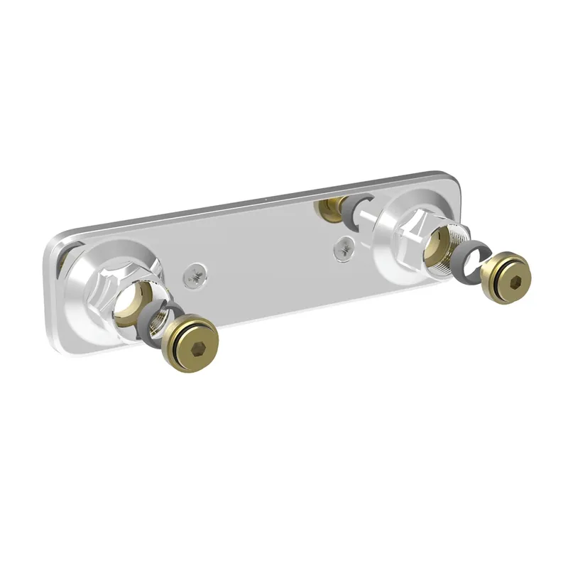 Blandarfäste V6 160mm CC Dy16x2,0mm Plast Krom Vatette Erbjudande