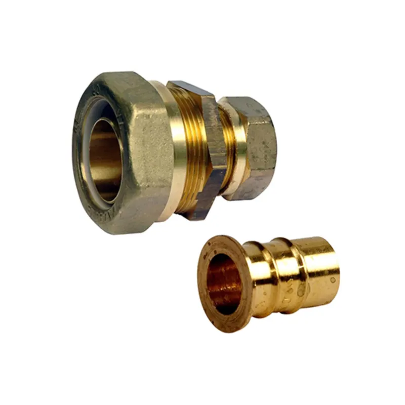 Kampanj Koppl PE CU Rak 40x28mm Mässing Vatette