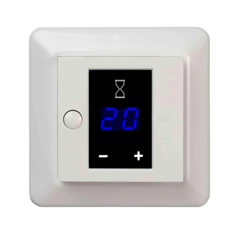 Kampanj Digital Timer RS Display 2-Polig 16A 3600W 230V IP20 Fjällvit Elko