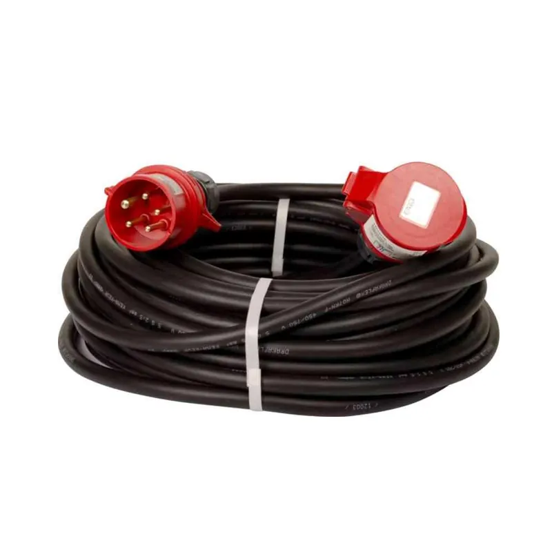Erbjudandepris Skarvsladd 3-Fas 20m 5G2,5mm² 16A 400V IP44 Svart Gelia
