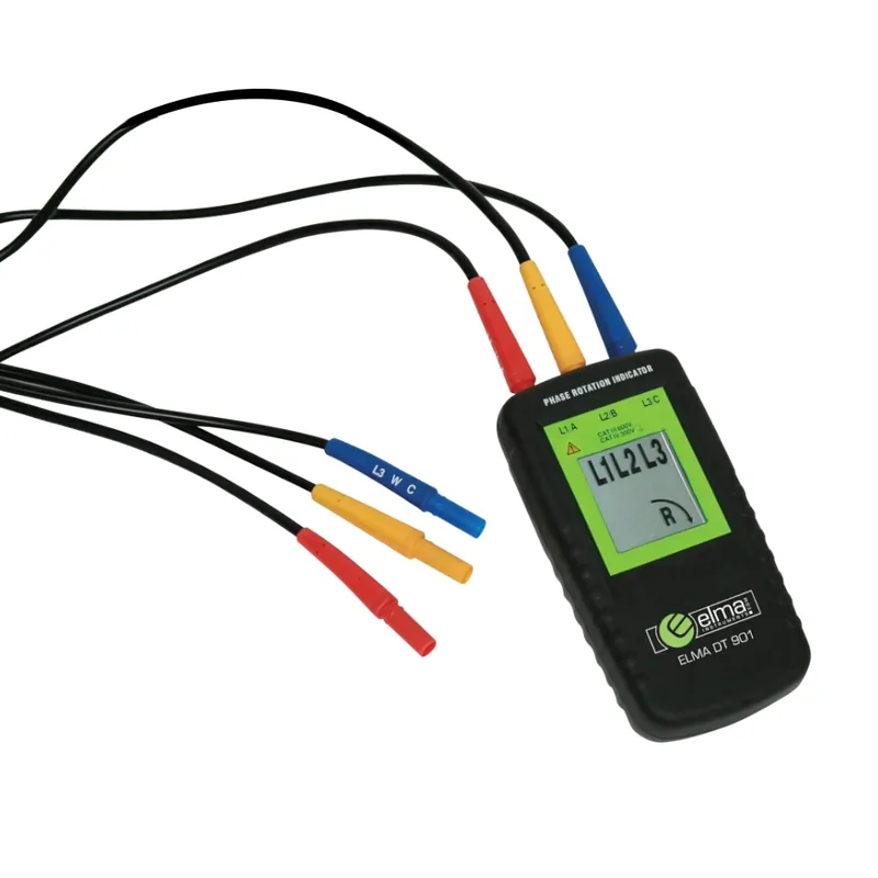 Fasföljdsvisare DT901 CAT IV Med LCD-Display 40-690VAC Elma Köp online