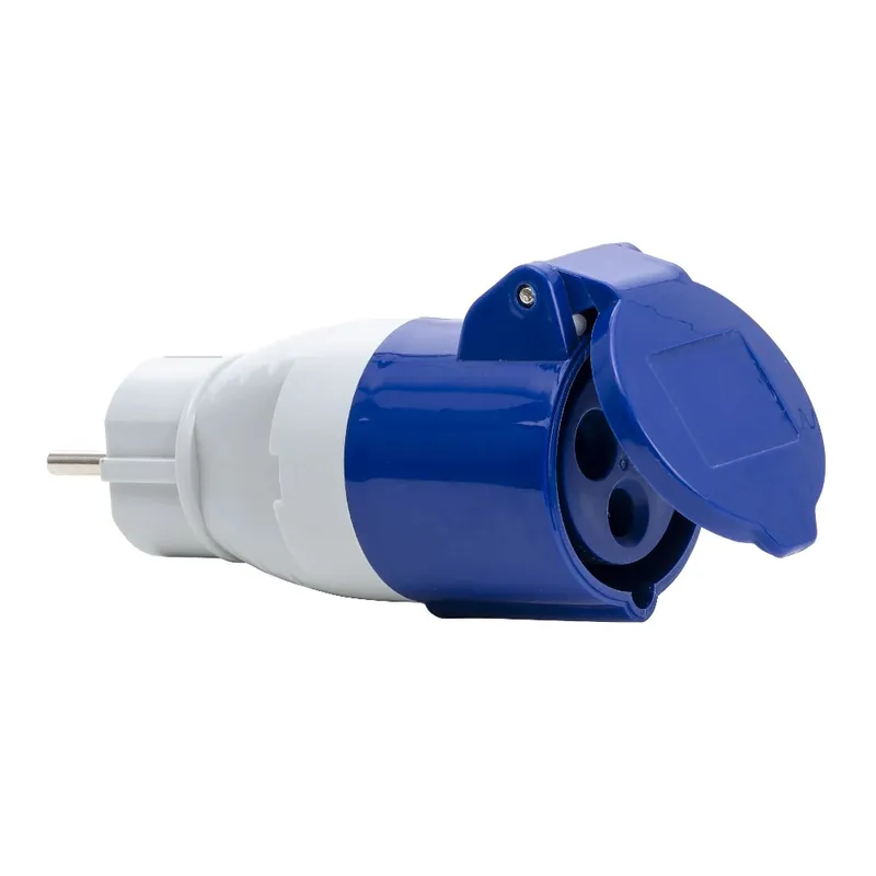 Extra rabatt Övergångsadapter Från Schuko Till CEE 216-6 2Pol+Jord 16A 230V IP44 Gelia