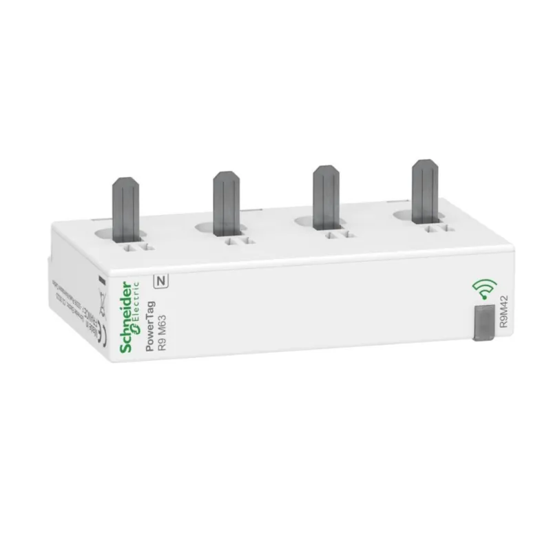 Trygg betalning Energisensor PowerTag Resi9 3Pol+Nolla Undre 63A IP20 Schneider Electric
